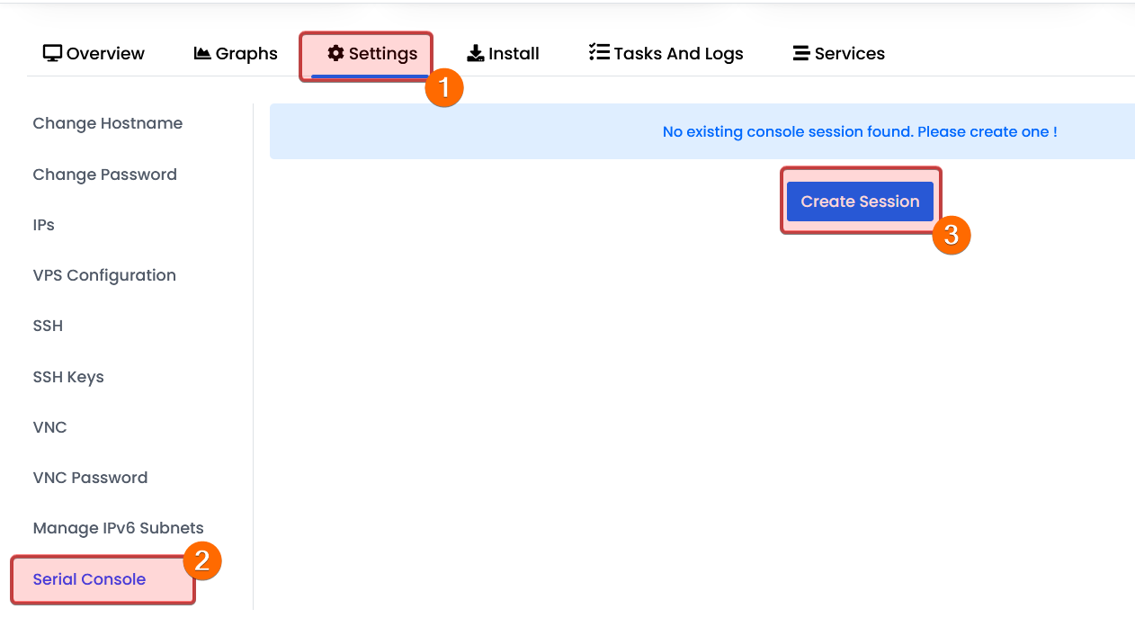 hostEONS VPS 设置应急SSH登录通道